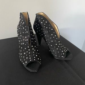 Black Beaded Pumps